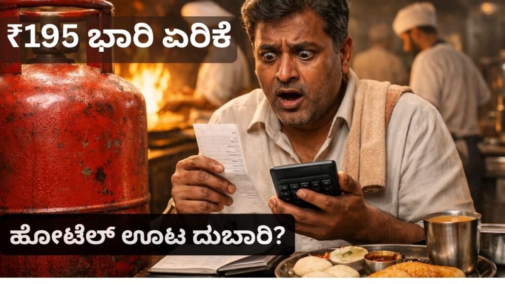 ವಾಣಿಜ್ಯ ಗ್ಯಾಸ್ ಸಿಲಿಂಡರ್ ಬೆಲೆ ಏರಿಕೆ 2026